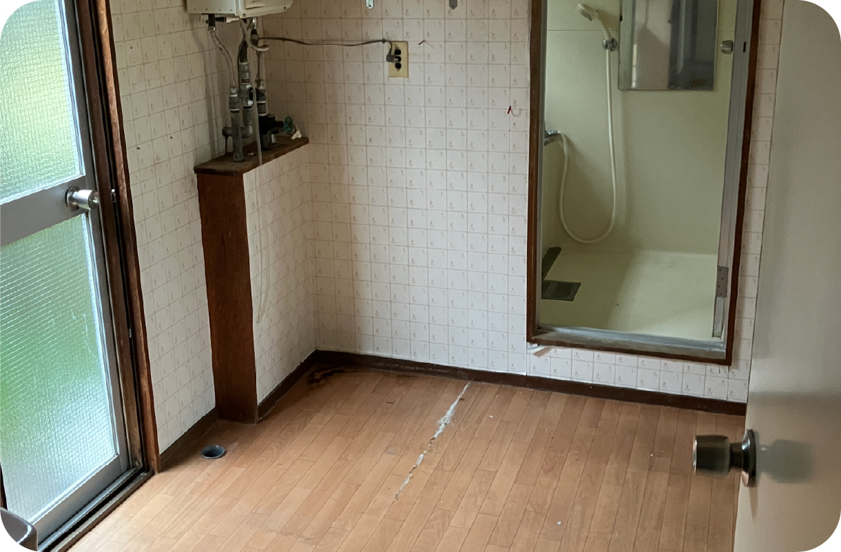 脱衣室・洗面before②